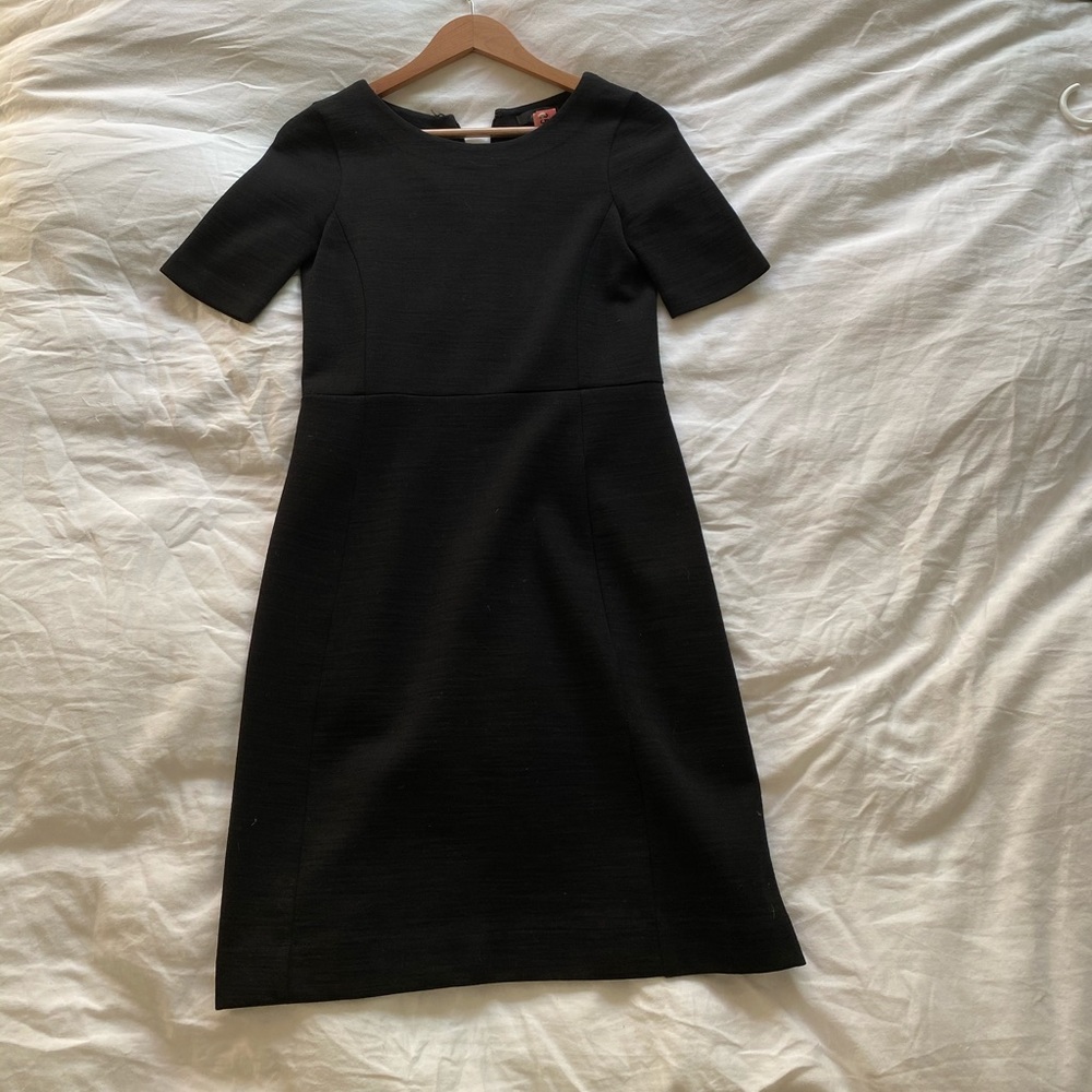 JCREW Black Sheath Dress